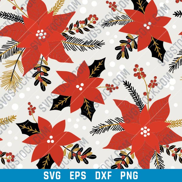 Christmas SVG patterns design R0041 - SVGSTOCK.com - Free SVG files