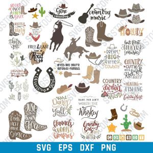 Western SVG bundle design