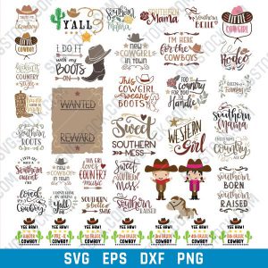 Western design SVG bundle