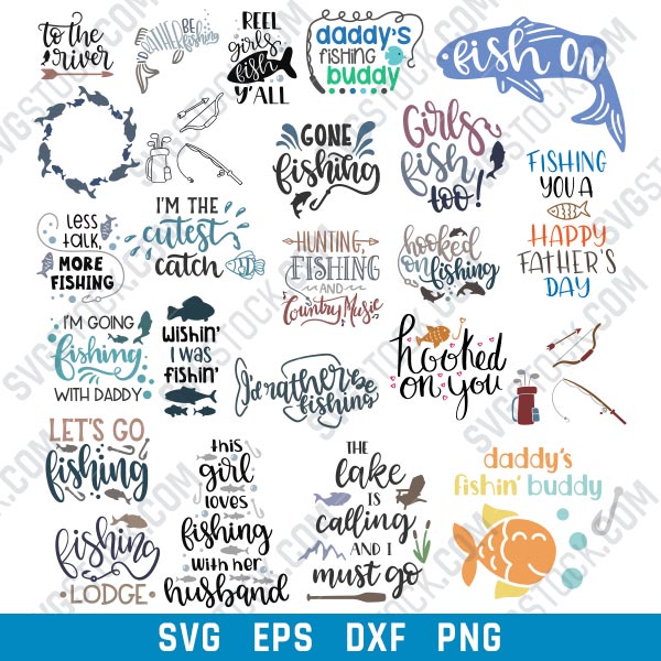 Free Free 319 Fishing Svg Bundle SVG PNG EPS DXF File