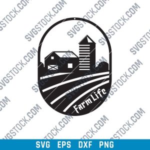 Farme Life Design files - SVG DXF EPS AI CDR