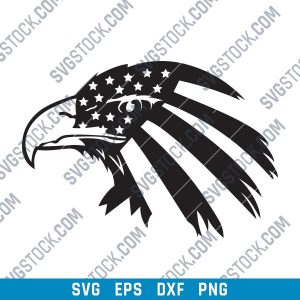 American Eagle Design files P0227 - SVG DXF EPS PNG