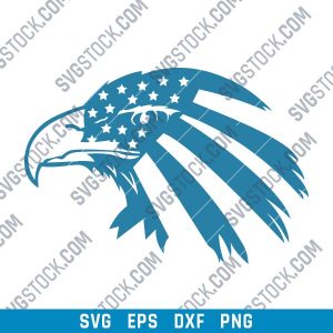 American Eagle Design files P0227 - SVG DXF EPS PNG