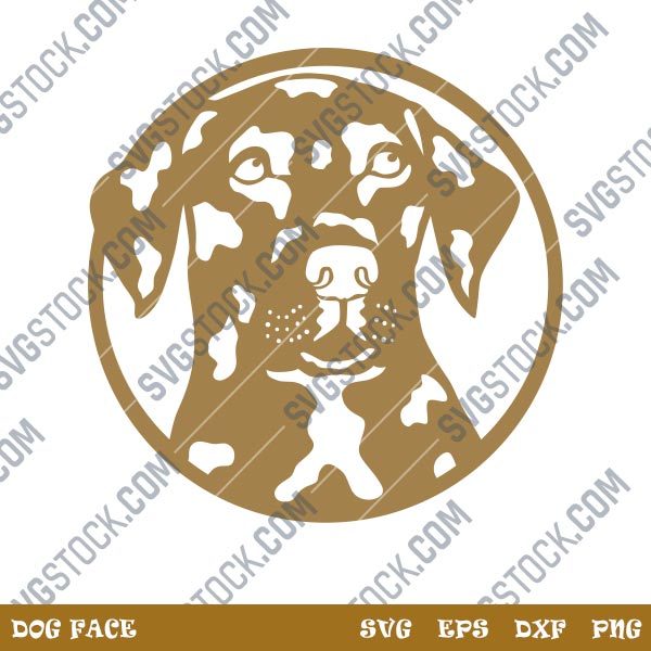 Dog Face design files – SVG DXF EPS PNG