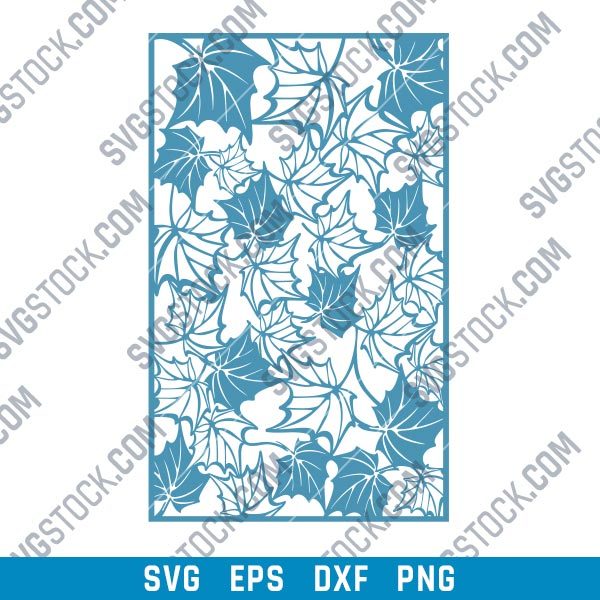 Leaf pattern decorative - SVG DXF EPS PNG