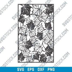 Leaf pattern decorative - SVG DXF EPS PNG