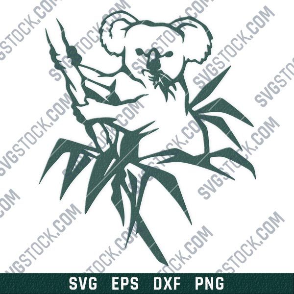 Download Koala Vector Design Files Svg Dxf Eps Png Animals And Pets