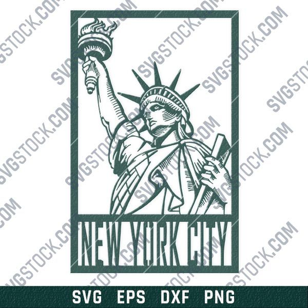 New york city vector design files - SVG DXF EPS PNG