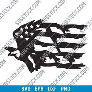 American Eagle Design files P0286 - EPS AI SVG DXF CDR