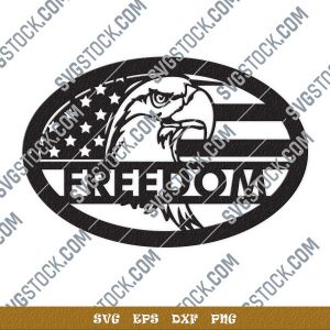 Eagle freedom design files - SVG DXF EPS PNG
