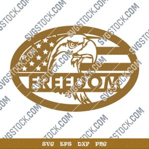 Eagle freedom design files - SVG DXF EPS PNG