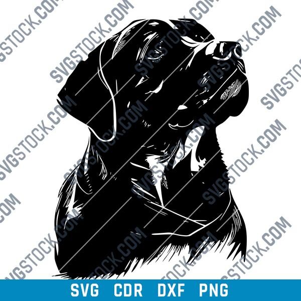 Rottweiler & DXF File Image