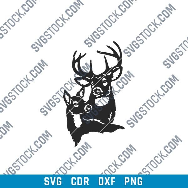 Deer DXF File Preview