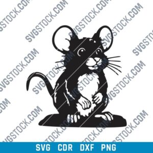 Cute Mouse DXF File