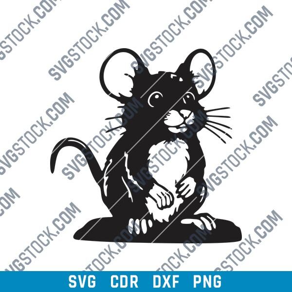 Cute Mouse DXF File