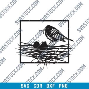 Birds in the Nest DXF Files