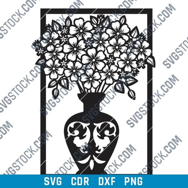 Flower Vase DXF Files