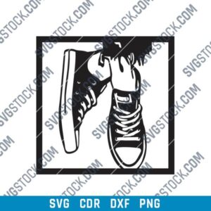 Foot Wall Decor DXF Files